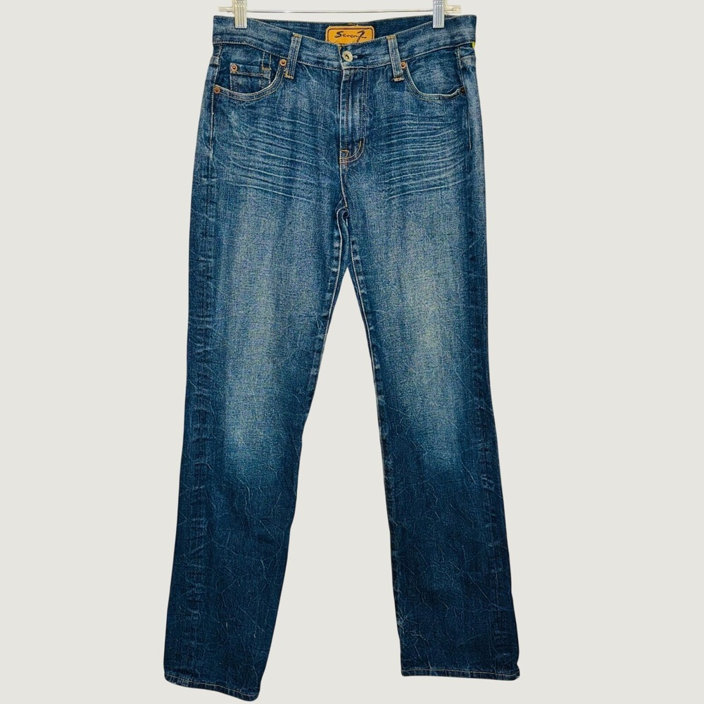 139 | Seven7‎ Bootcut Vintage Wash Denim Jeans Blue Womens 29